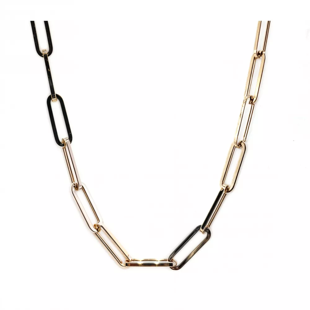 Cadena de hombre en oro rosa 