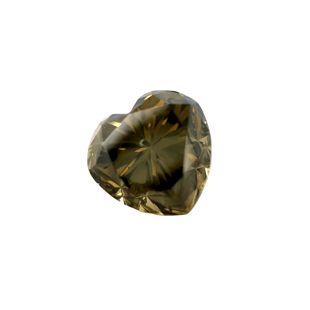 Diamante Fancy Dark Yellow-Brown (1.39 ct).